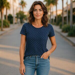 J. Crew Ladies Short Sleeve Casual Tee- size XXS